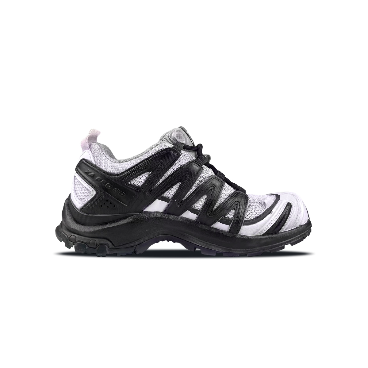 Кроссовки для трейлраннинга и тренировок XA PRO 3D Cushioning Support Low top Unisex с фиолетовым SALOMON, черный — фото 4