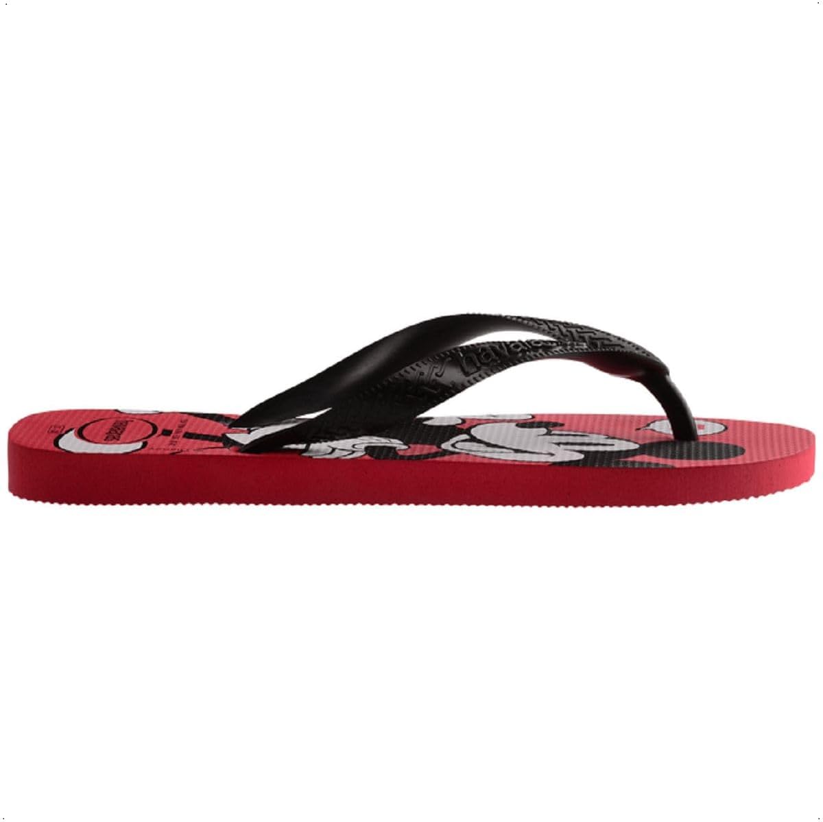 Вьетнамки Havaianas Top Disney, унисекс для взрослых, черный/красный — фото 4