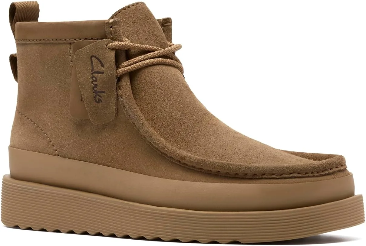 Мужские ботинки Clarks Wallabee FTR2Hi, бежевый — фото 3