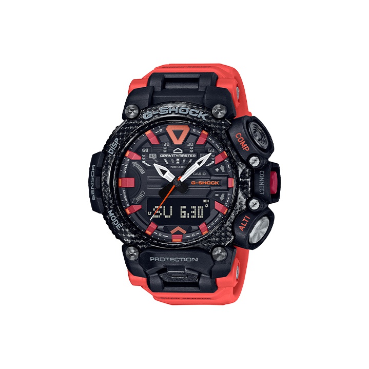 

CASIO Часы Men Black Watch GR-B200-1A9ER, Red Black Watch Dial