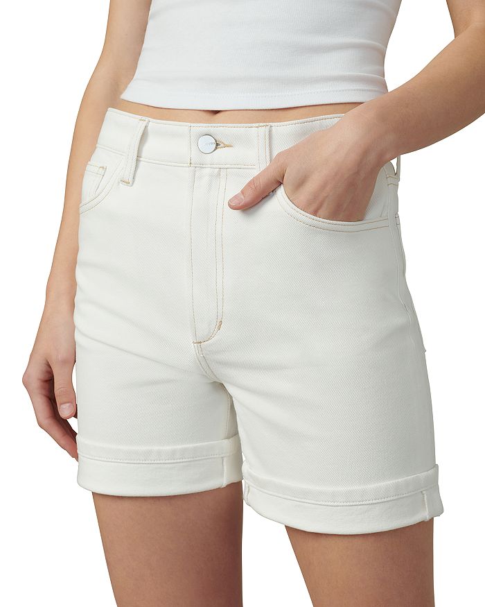 

Джинсовые шорты Joey High Rise Cuffed в цвете Milk Joe's Jeans, белый