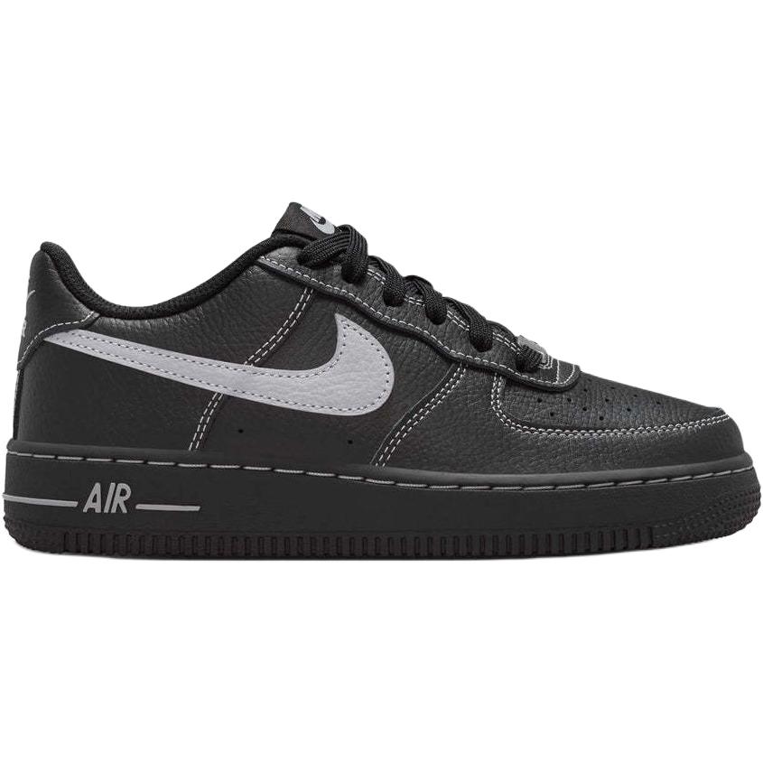 Nike Кроссовки для скейтбординга Air Force 1 Support Low top Kids' черные — фото 3