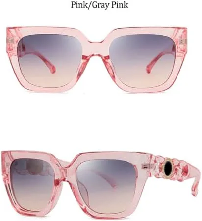 

Женские солнцезащитные очки 2026 года, модные квадратные белые солнцезащитные очки для женщин, винтажные очки большого размера, женские очки MTZJH, Leopard