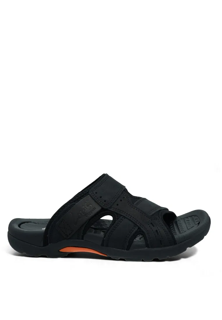 Мужские сандалии, slip-on, искусственная кожа, модель 250441264 Louis Cuppers, черный
