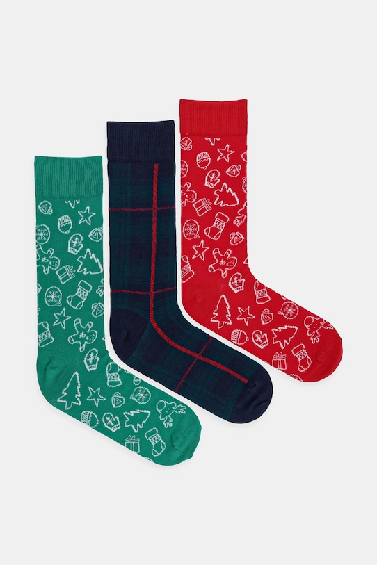 

Носки Giftbox 3 пары United Colors Of Benetton, красный