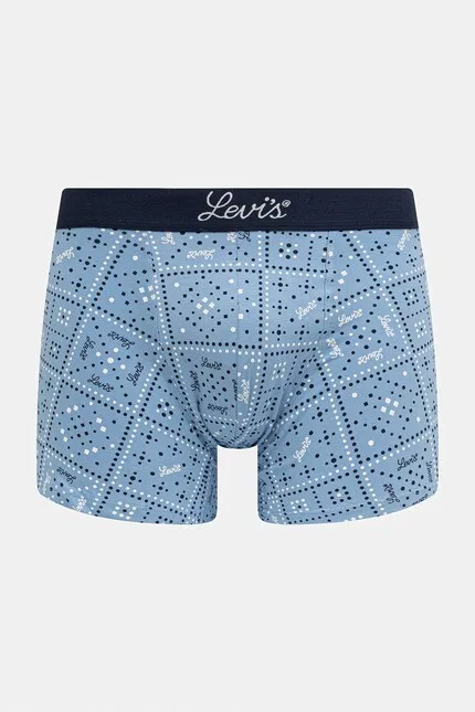 Боксеры из хлопка с эластаном 2 шт Levi's, синий — фото 2