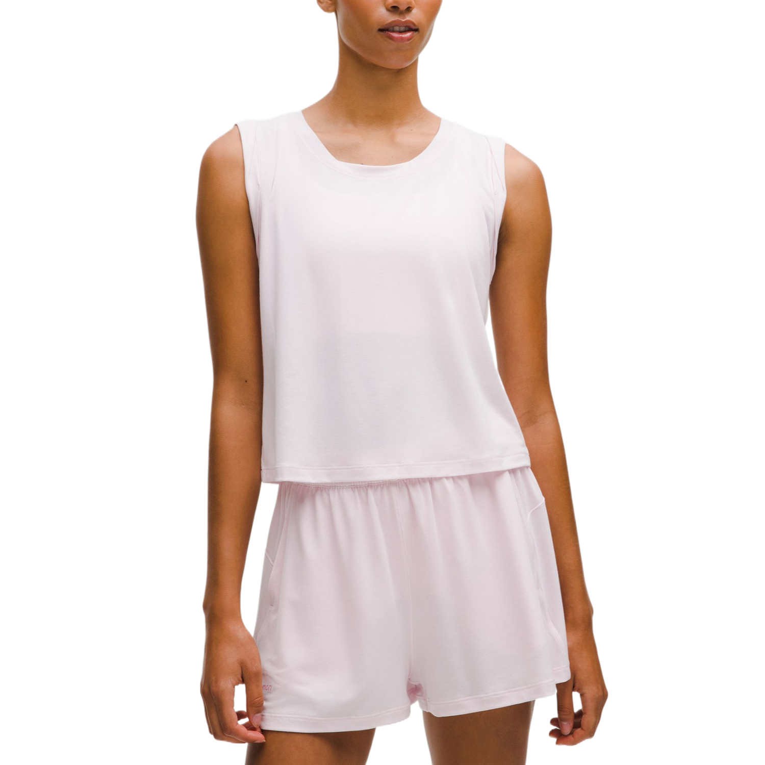 

Женская майка без рукавов Lululemon, розовый