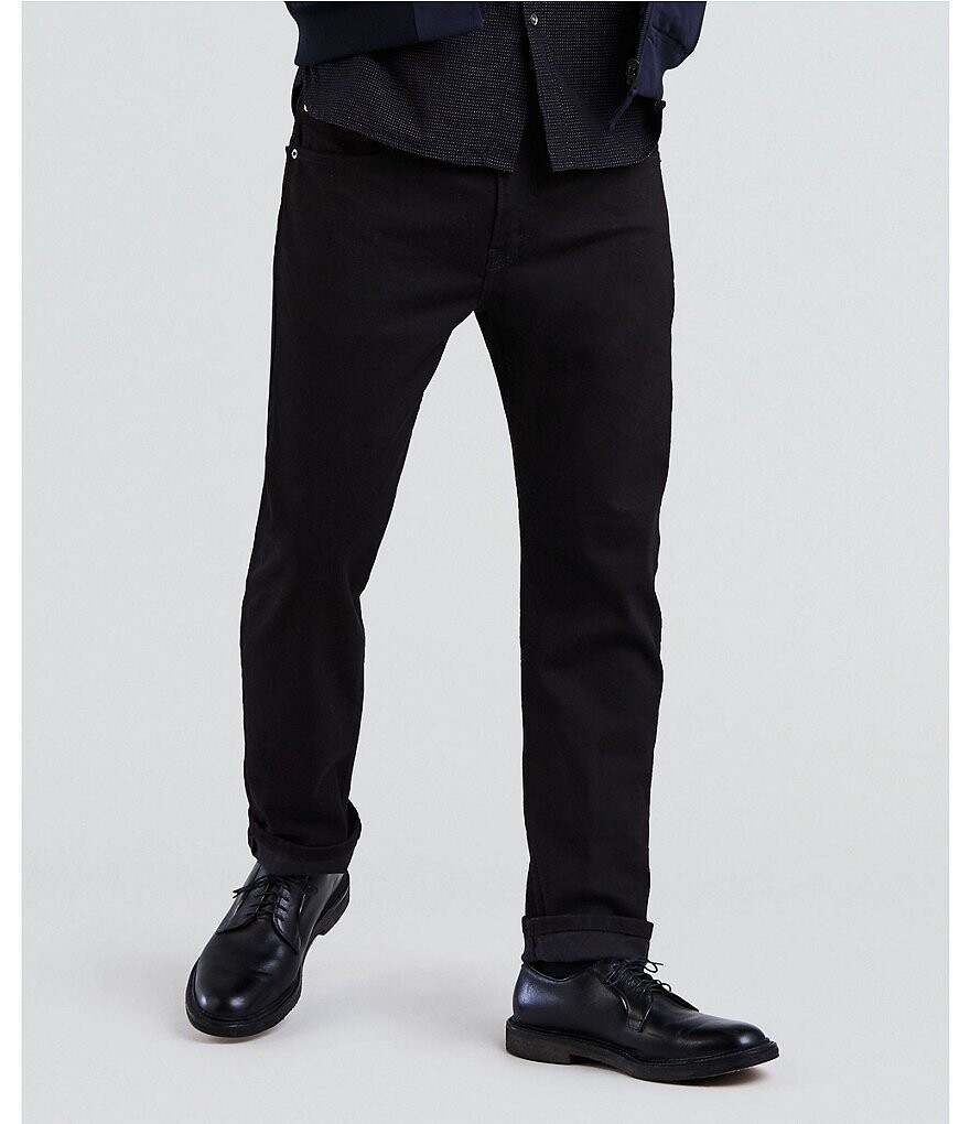 

Зауженные эластичные джинсы Levi's Big & Tall 502 стандартного кроя, черный