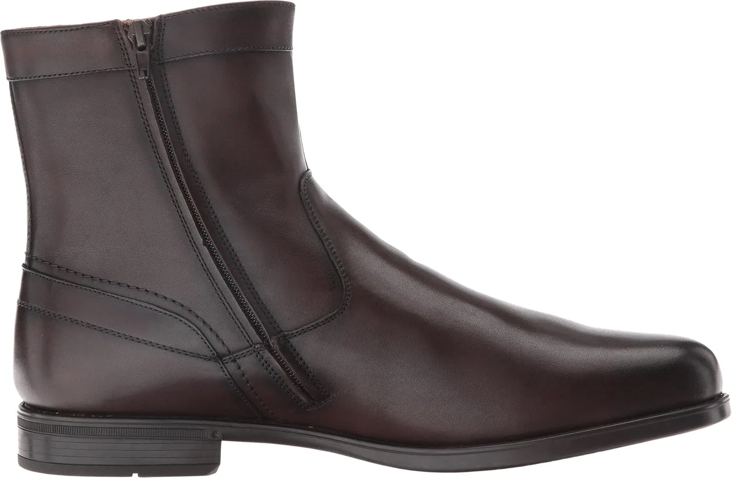 Мужские модные ботинки Florsheim Medfield с гладким носком и застежкой-молнией, Brown — фото 3