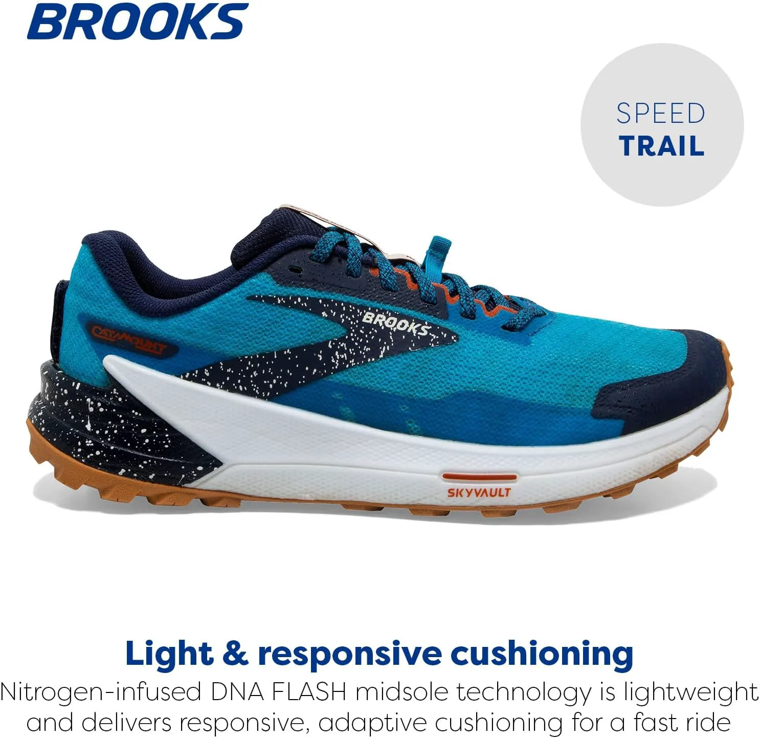 Мужские кроссовки для трейлраннинга Brooks Catamount 2, синий — фото 3