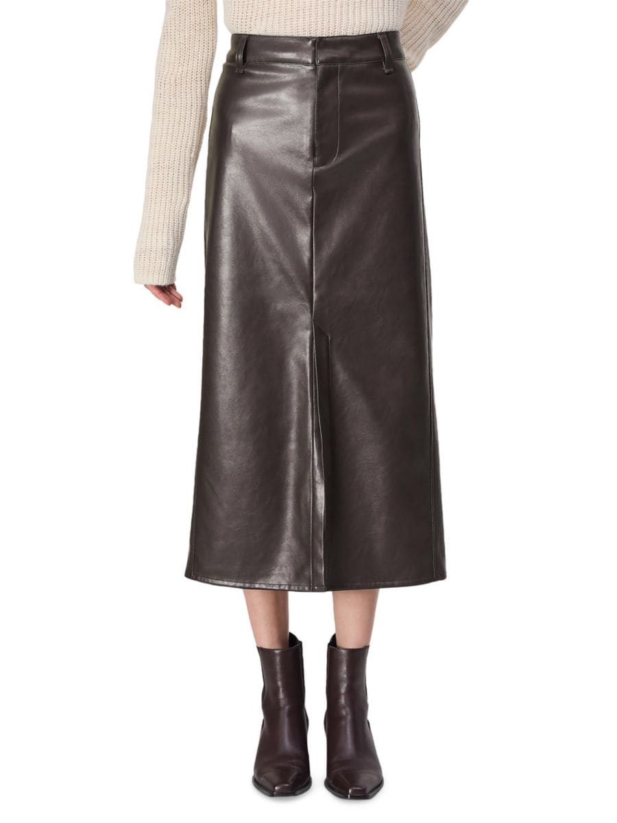 

Юбка миди Rayne из искусственной кожи rag & bone, цвет Dark Brown