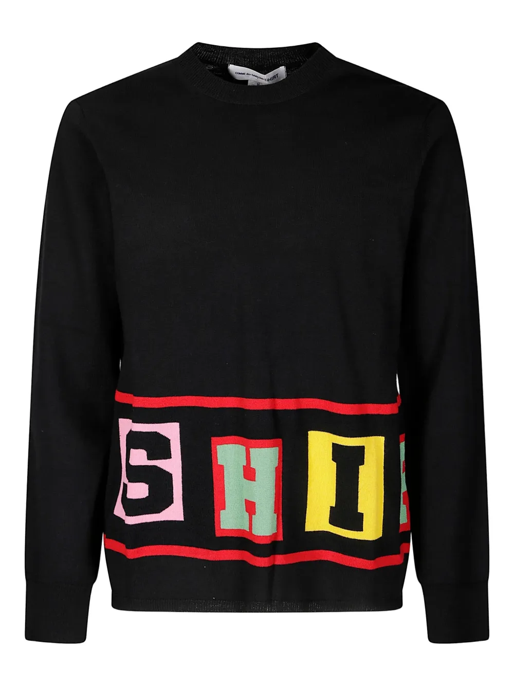 

Свитер с круглым вырезом Comme Des Garçons Shirt, черный