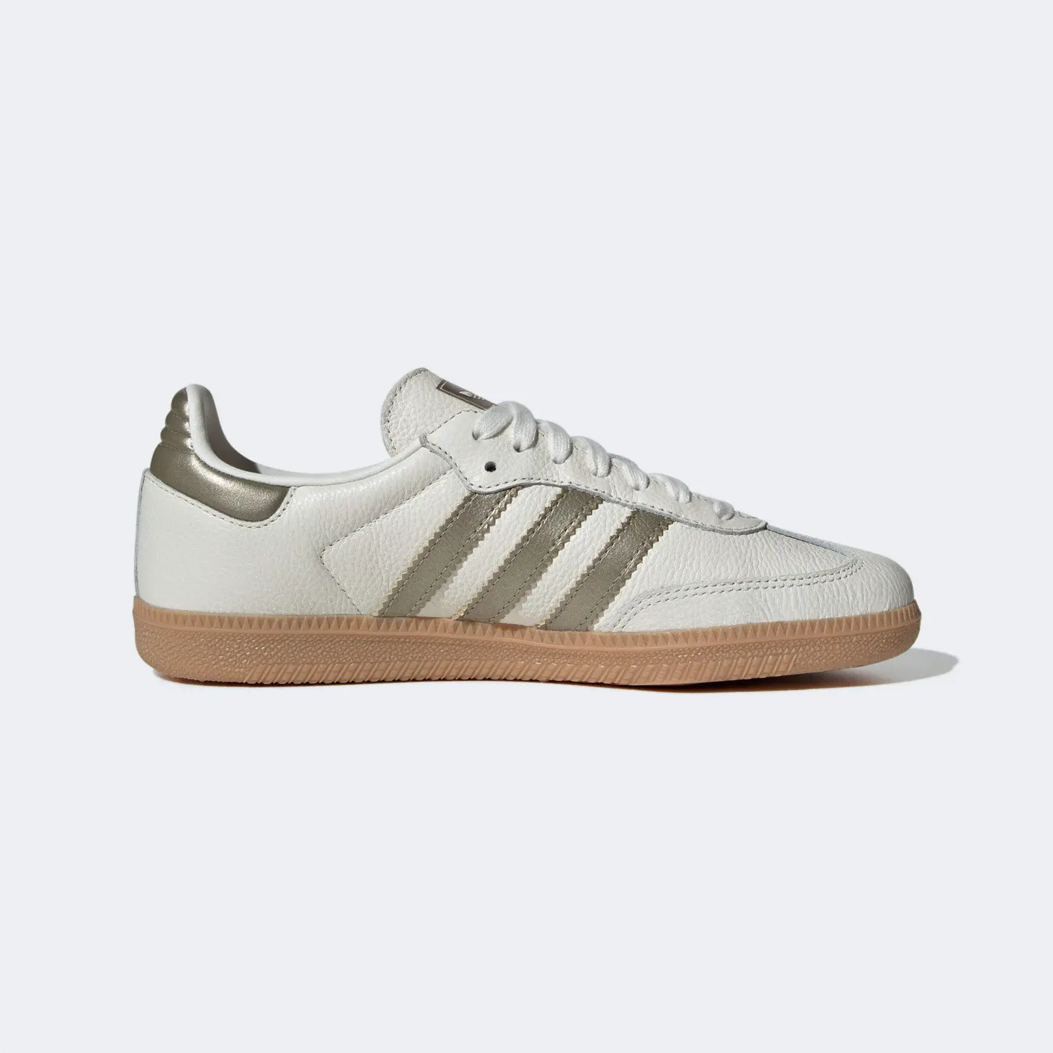 Adidas Originals Adidas Samba Og Wonder Gold Metallic женские в бело-сером цвете, цвет White Gray — фото 3