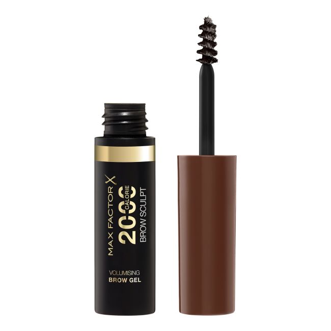 Прозрачный гель для бровей 2000 калорий Max Factor, цвет 005 black brown, 4,5 мл