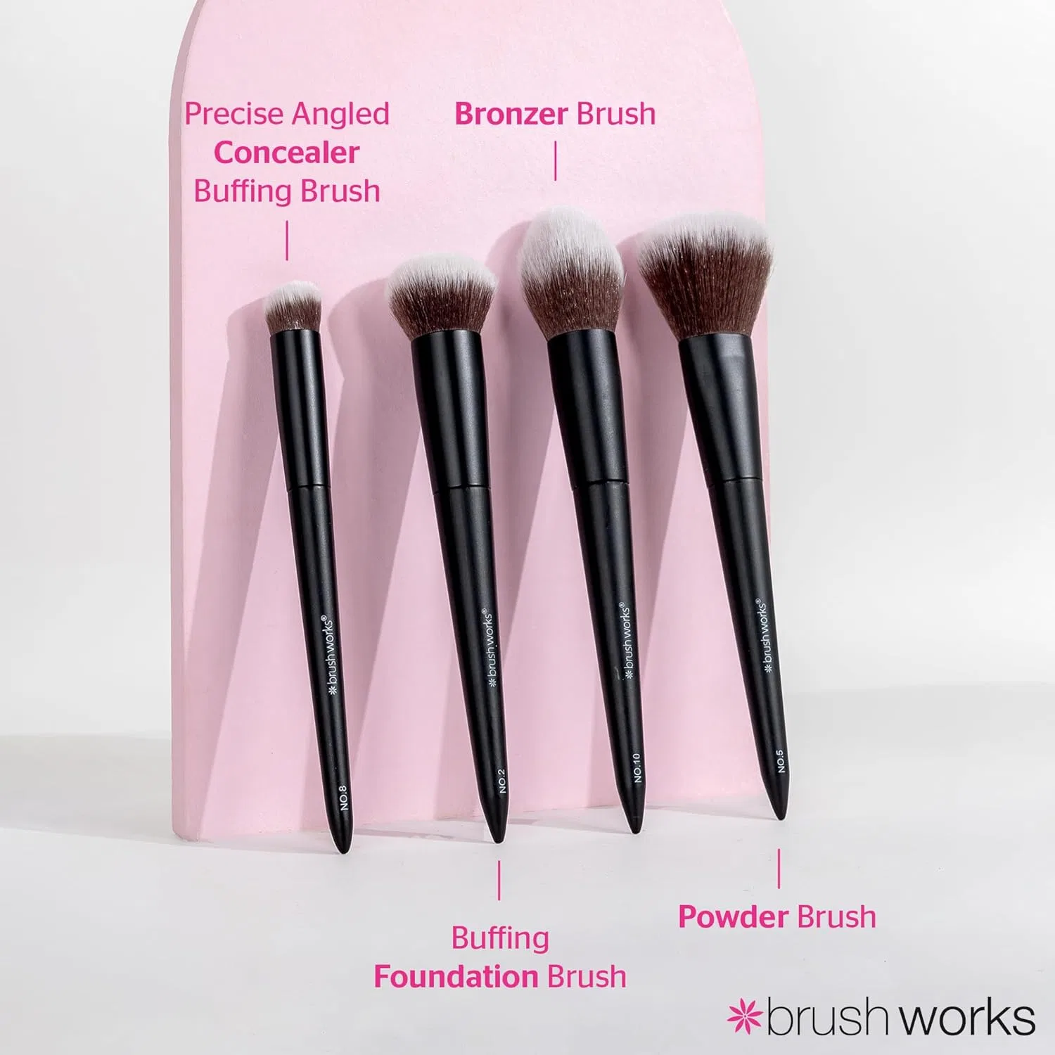 Набор кистей для лица «Buff and Blend Face Set» от Brushworks Brushworks — фото 3