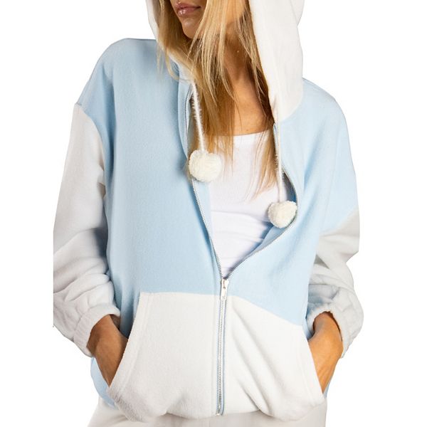 

Женский оверсайз худи с помпонами на молнии Jess By Meiko, Light Blue, Синий, Женский оверсайз худи с помпонами на молнии Jess By Meiko, Light Blue