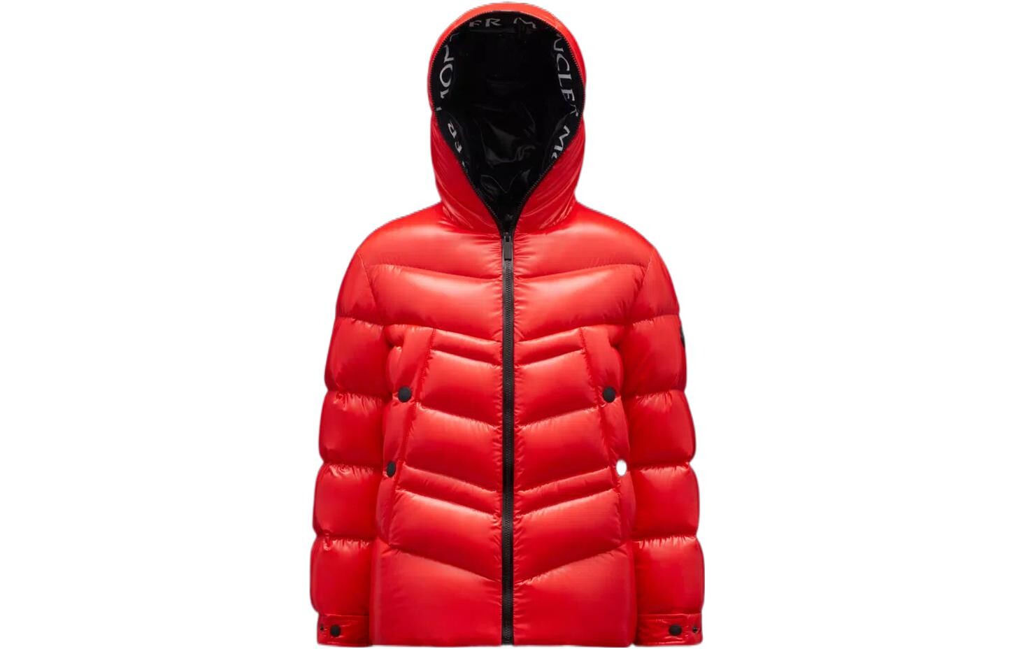 

Пуховик женский красный Moncler