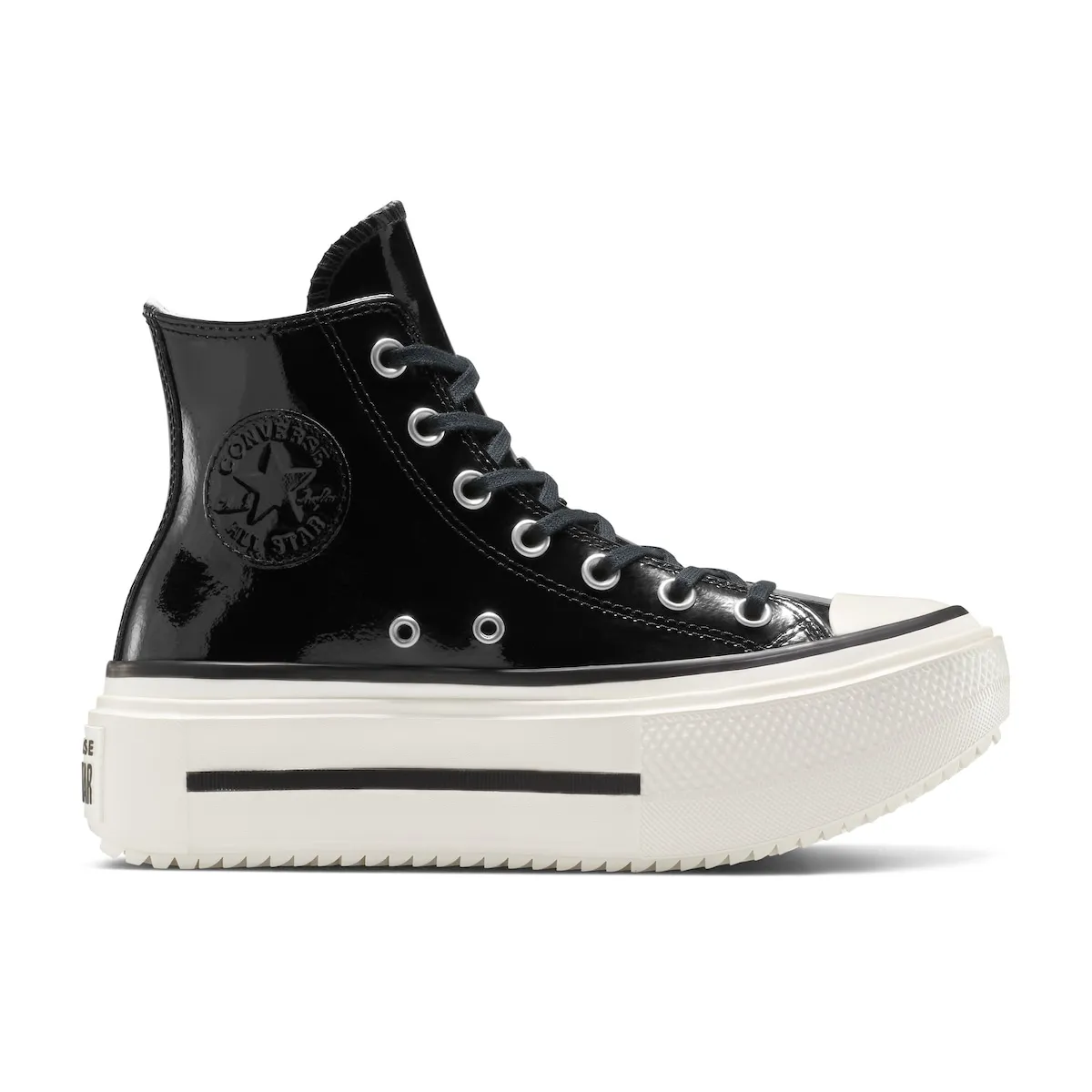 Повседневные кеды унисекс Chuck Taylor All Star Lift Double Stack Patent Converse, черный