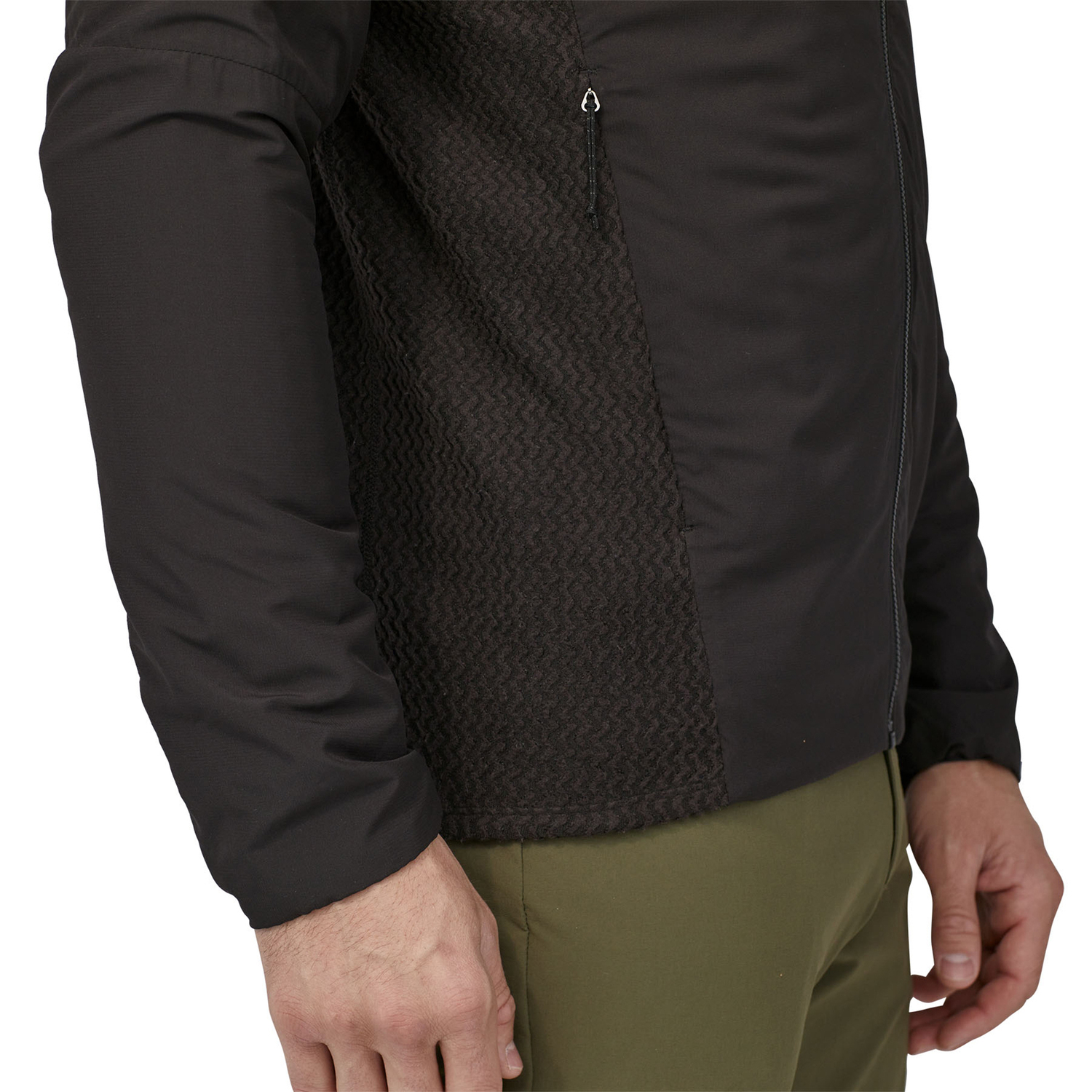 Мужская легкая гибридная куртка Nano-Air Patagonia, Black — фото 3