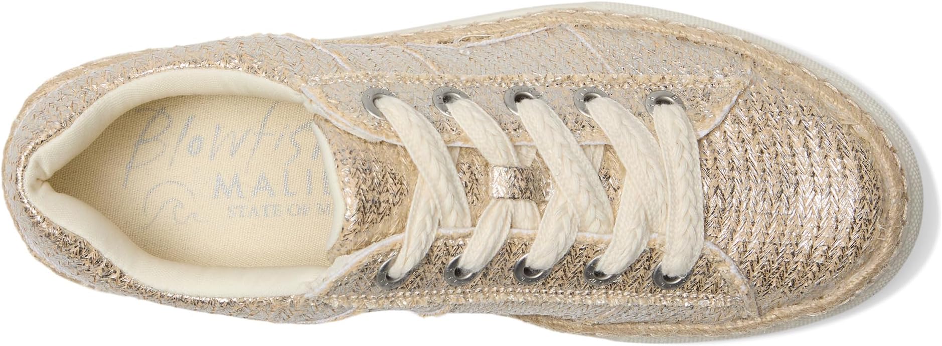 Кроссовки Blowfish Malibu Northshore Lace-Up, цвет Cream/Silver Fabric — фото 2
