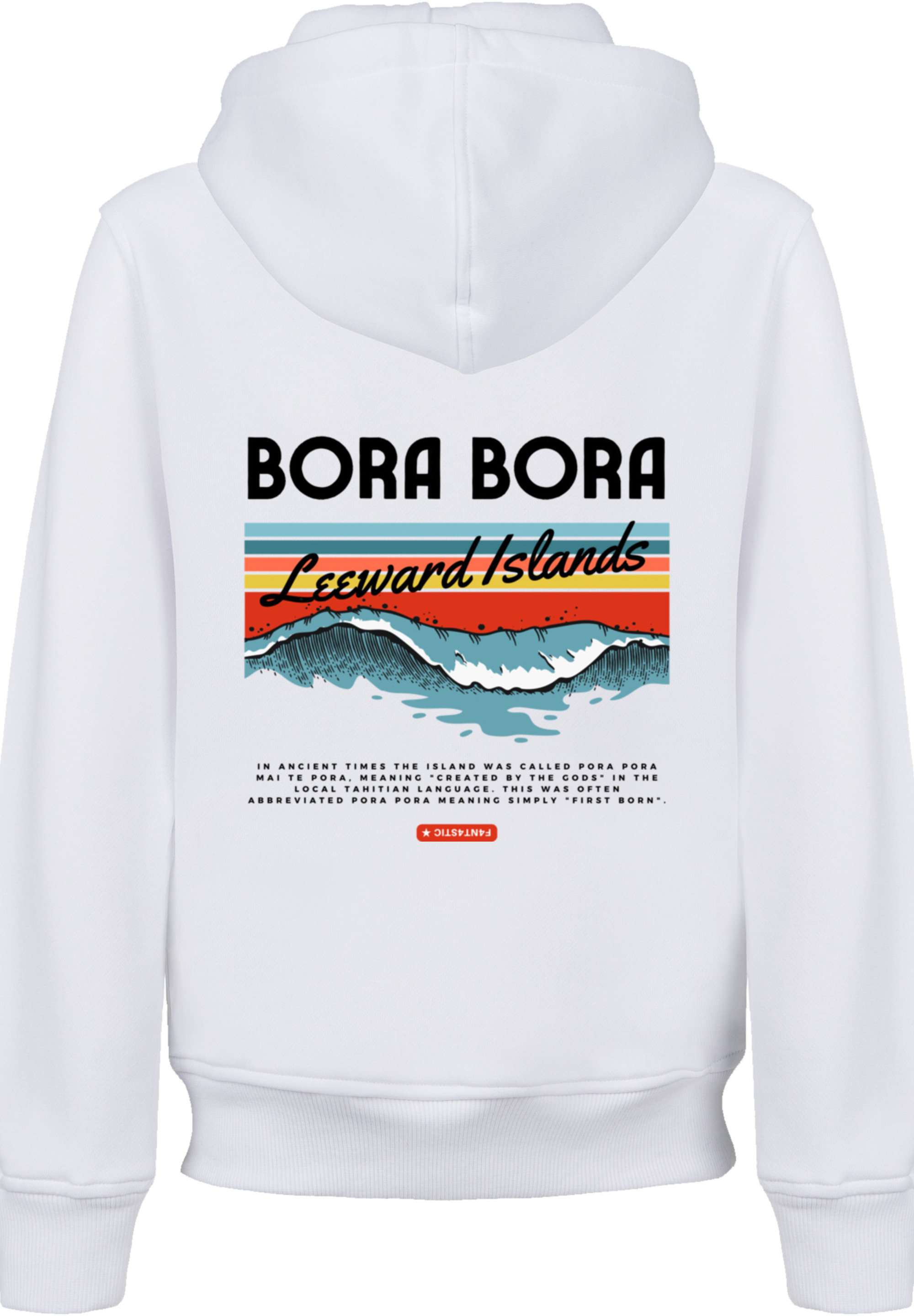 

Пуловер F4NT4STIC Hoodie Bora Bora Leewards Island, белый