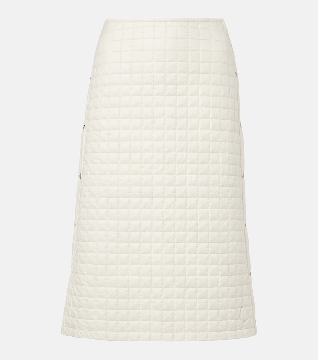 

Стеганая юбка миди Moncler, White - Beige