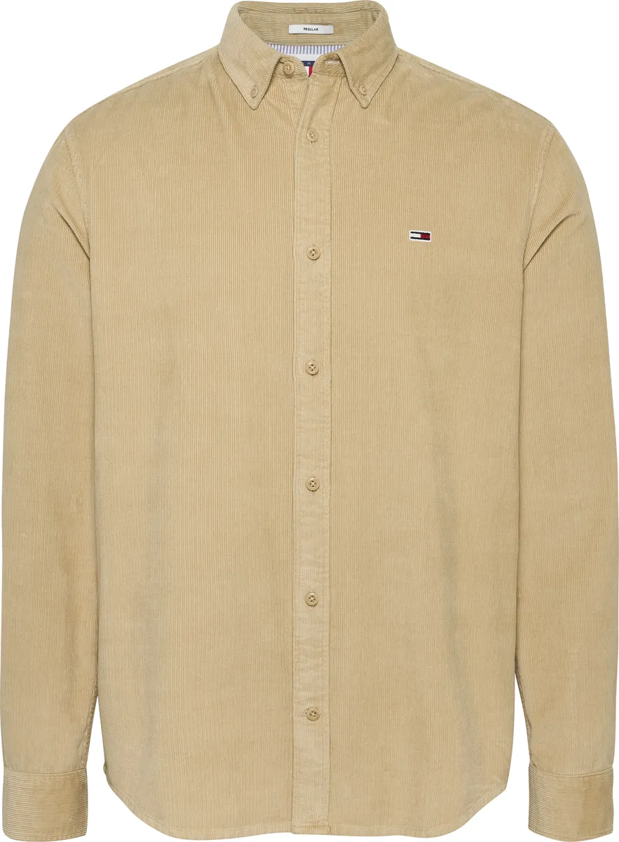

Рубашка с длинными рукавами Tommy Jeans "TJM REG CORDUROY SHIRT", цвет Gentle Gold
