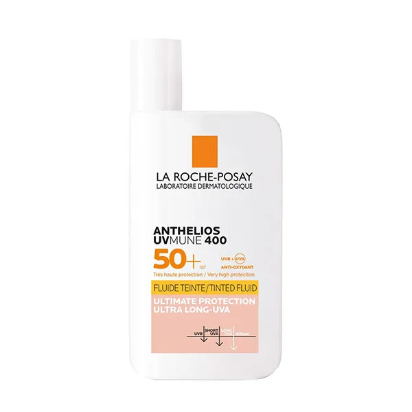 

Невидимая жидкость с цветом Anthelios Uv-Mune 400 Fluidoinvisible Spf50 Color La Roche Posay, 50 ml