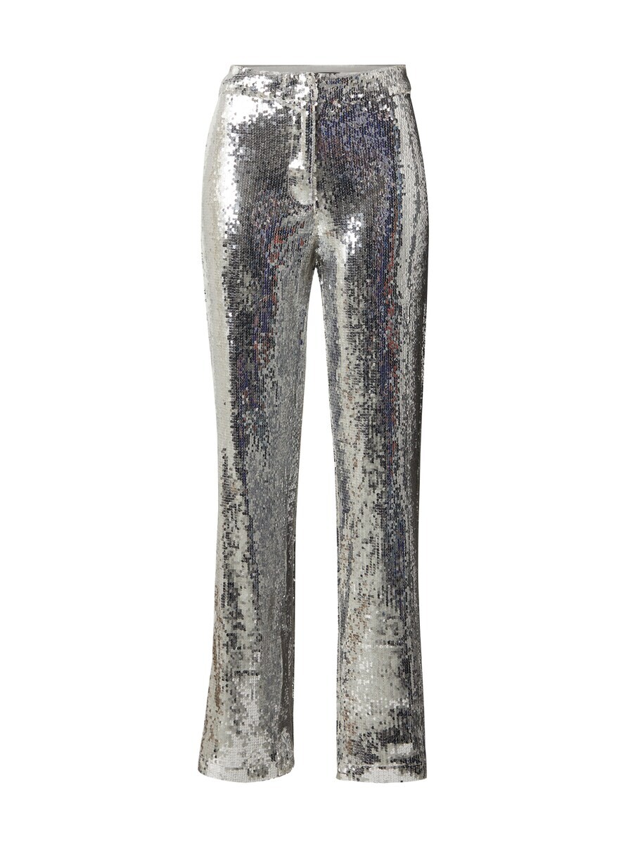 

Тканевые брюки Gina Tricot Regular Pants, серебряный