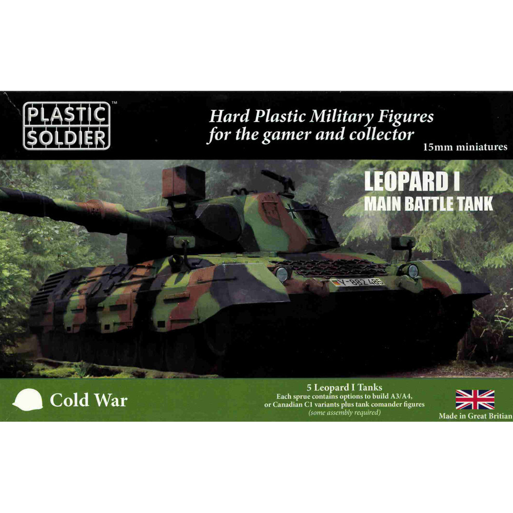 

Миниатюра PSC Games 15mm Scale Cold War: Leopard 1 Main Battle Tank