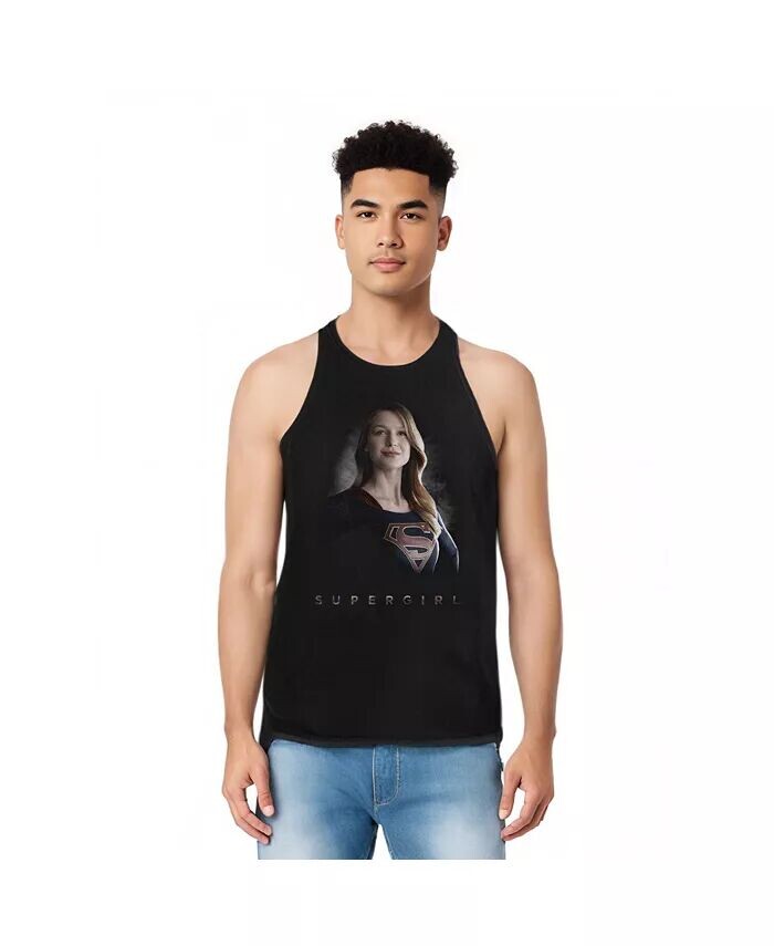 

Мужская майка Stand Adult Supergirl, черный