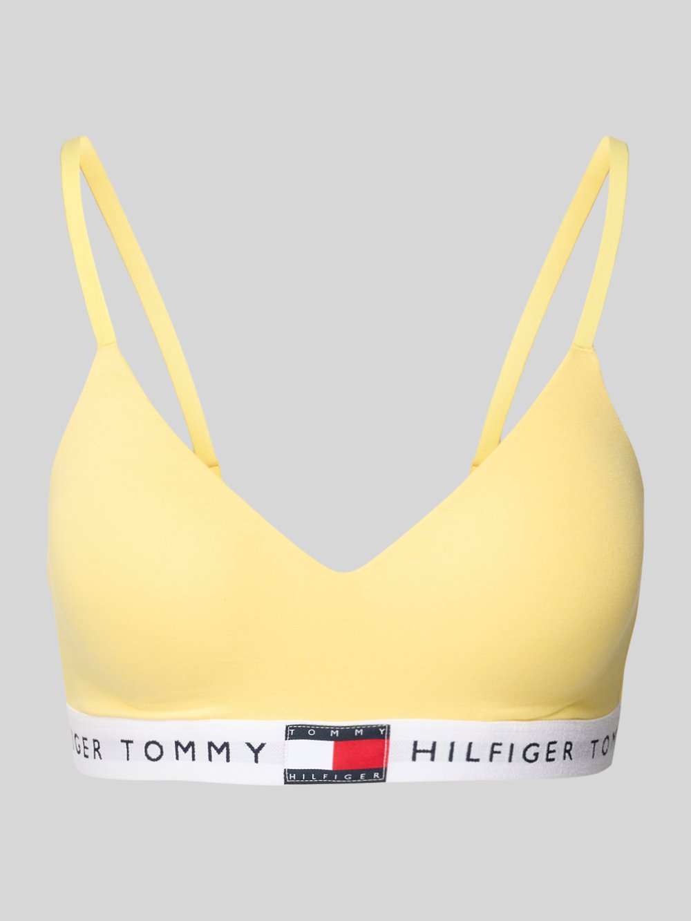 

Бюстгальтер-бралетт из смеси хлопка и эластана TOMMY HILFIGER, желтый