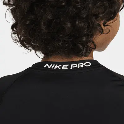 Топ Nike Pro, черный/белый — фото 4
