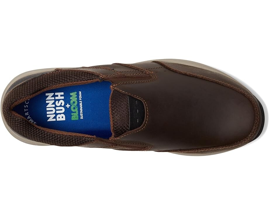 Лоферы Nunn Bush Excursion Waterproof Moccasin Toe Slip-On, цвет Brown CH — фото 2