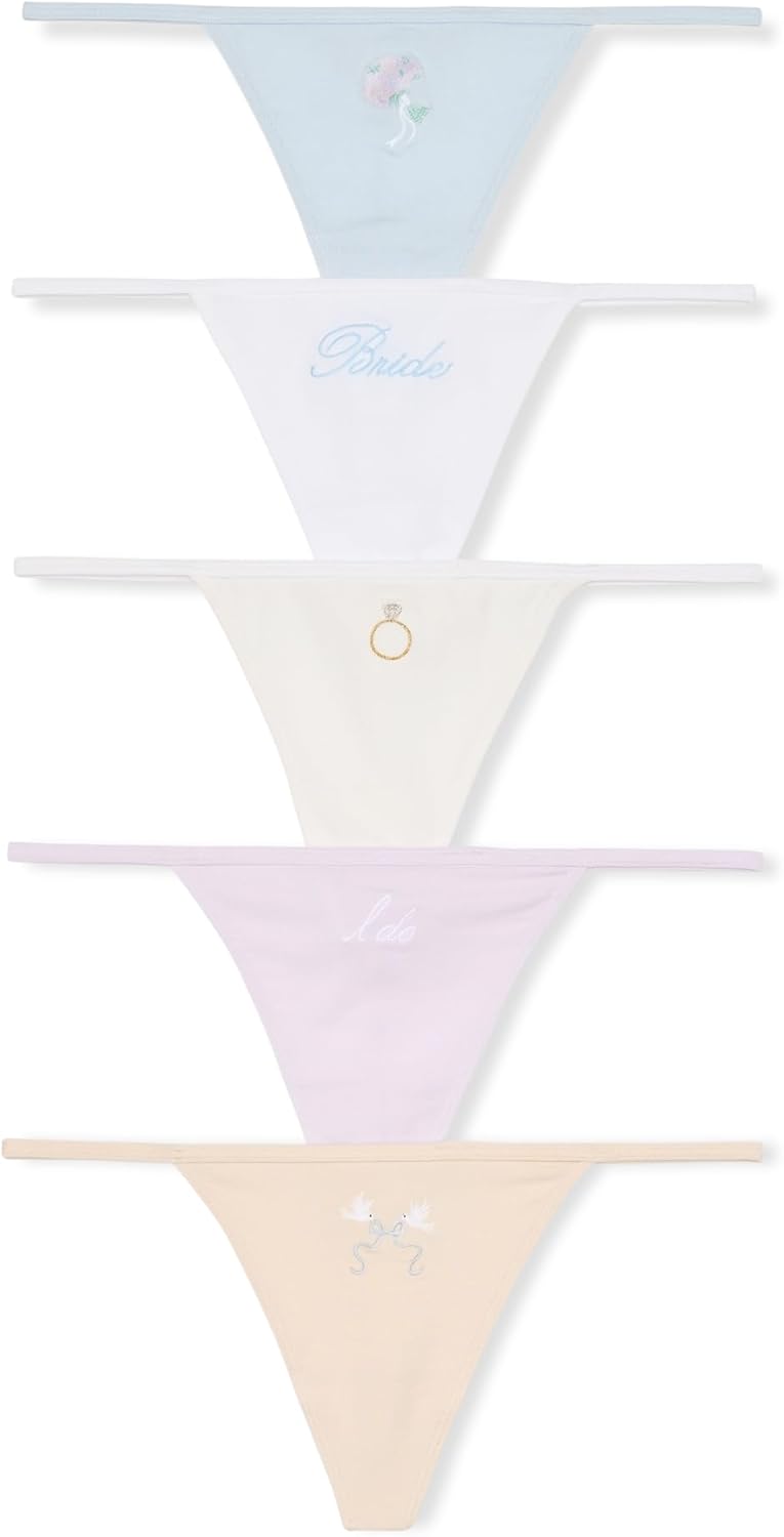 

Женские хлопковые трусики-стринги Victoria's Secret, трусики для женщин, набор из нескольких пар (XS-XXL), Gen Bundle Gen C002 Generic No