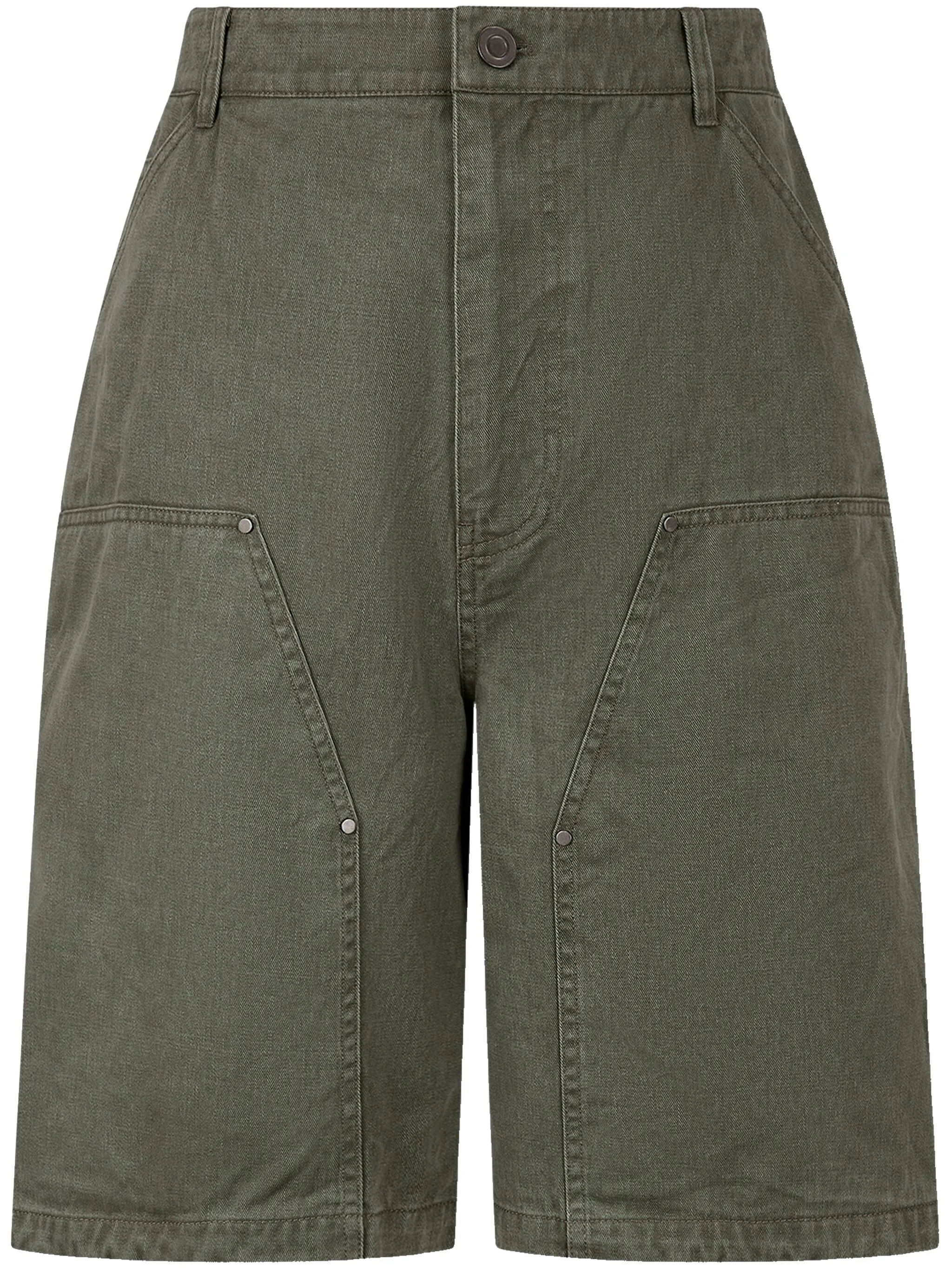 

Шорты с контрастной строчкой Tomboy, зеленый