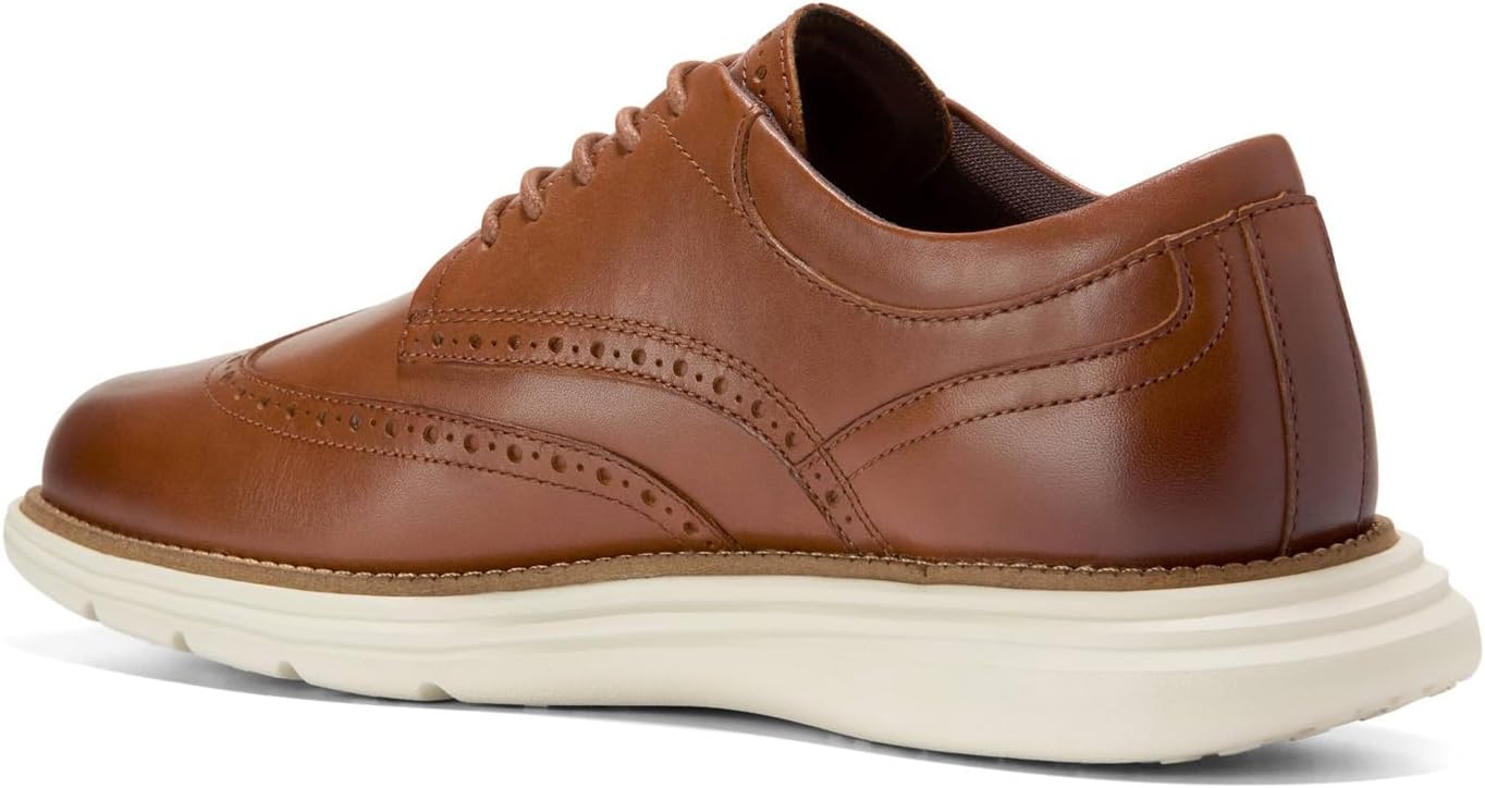 Мужские оксфорды Cole Haan Grand Ultra с ультралегким крыловым носком, British Tan — фото 3