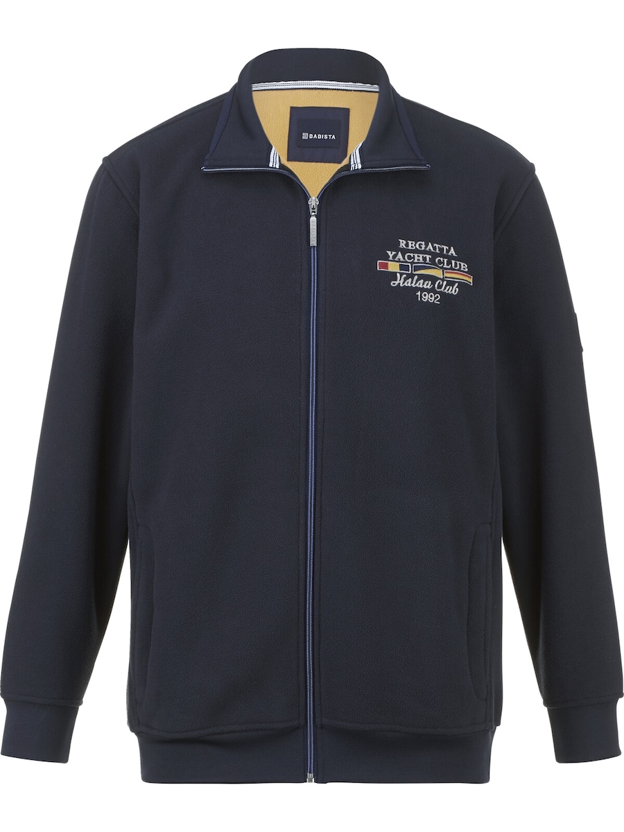 

Толстовка с капюшоном на молнии BABISTA Fiorilato, темно-синий