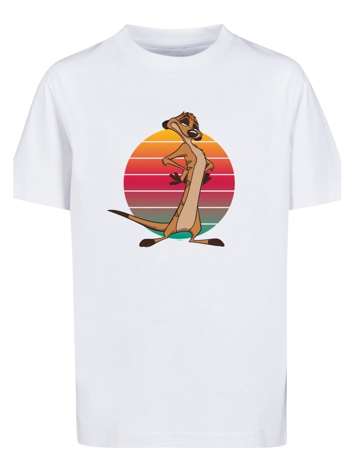 

Футболка F4NT4STIC Disney König der Löwen Timon Sunset, белый