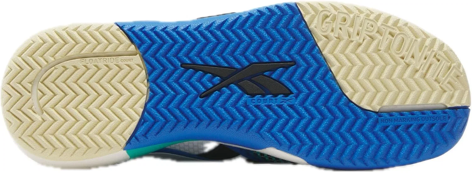 Кроссовки для корта Reebok Nano Court, белые/зеленый — фото 4