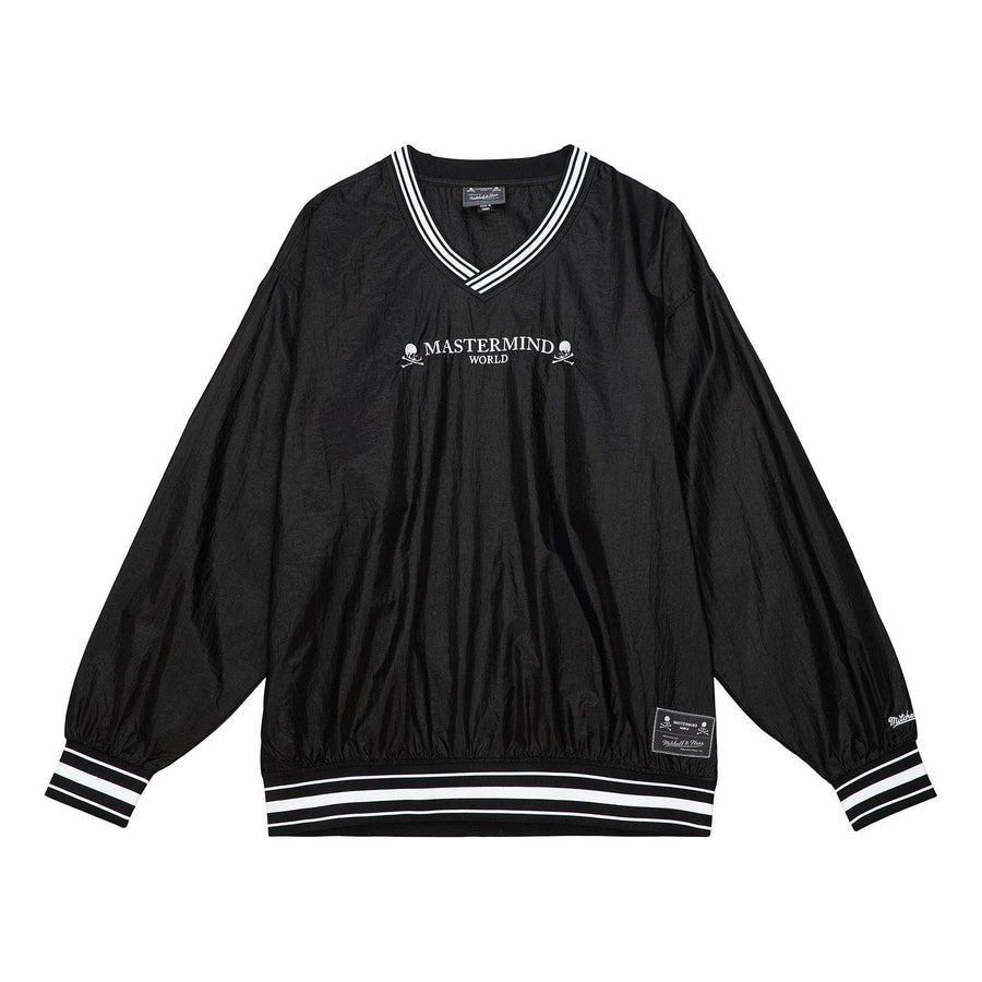

Худи Mitchell & Ness x Mastermind Nylon Pullover Sweatshirt 'Black', черный