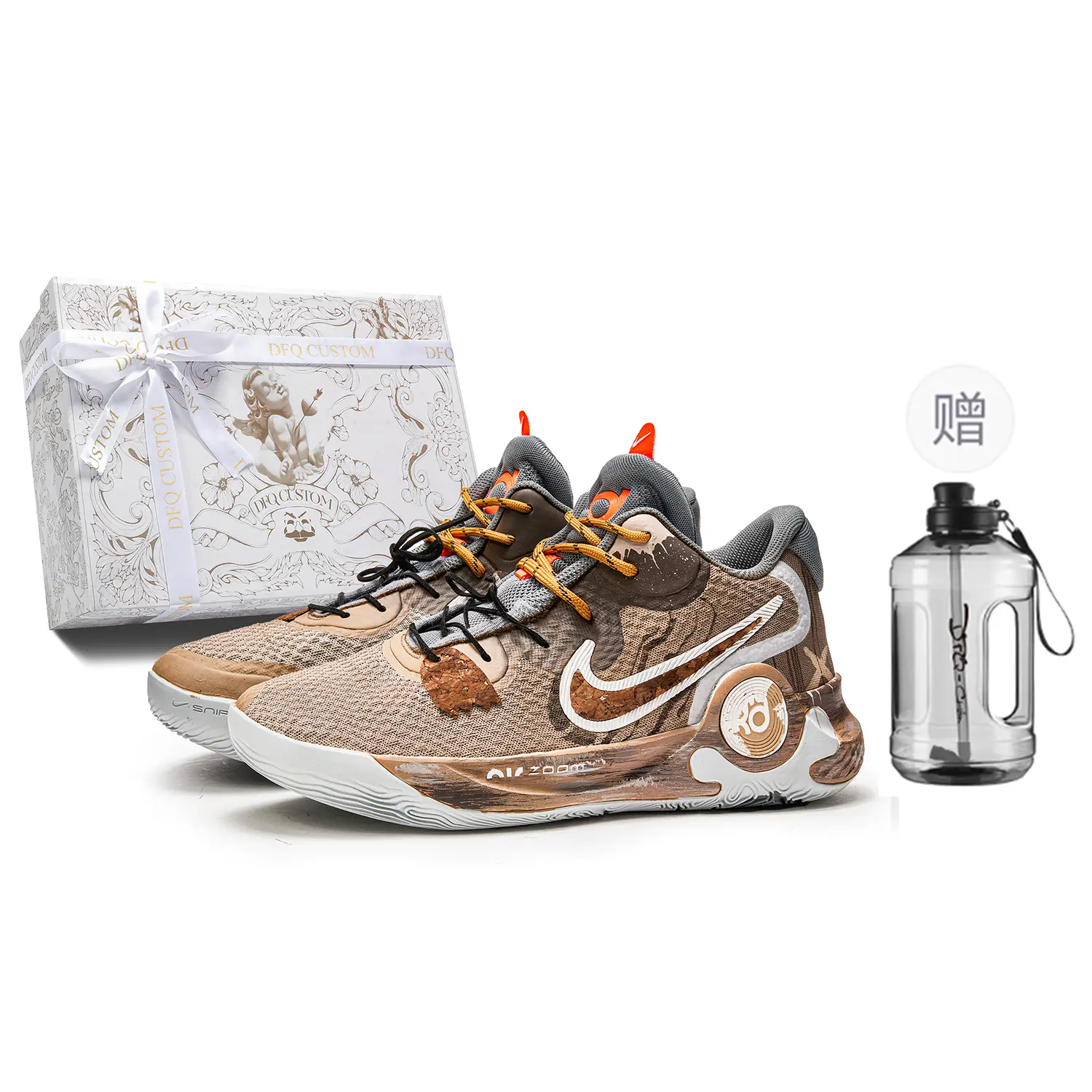 

Баскетбольные кроссовки Trey 5 Basketball Shoes Unisex Mid-Top Brown Nike