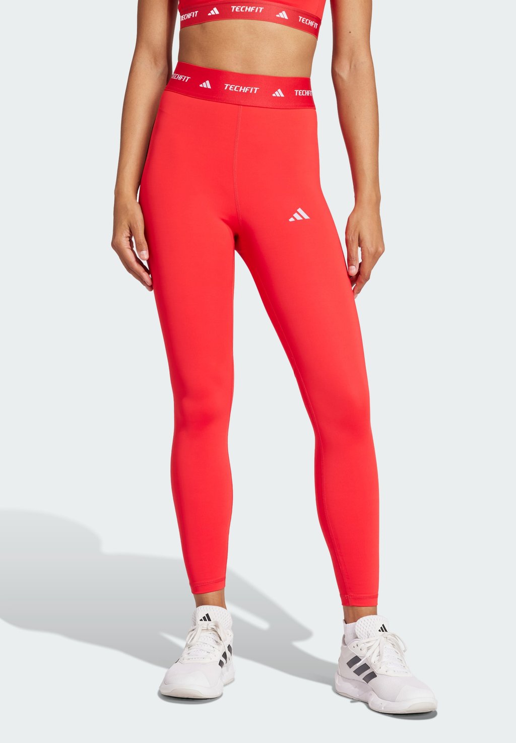 

Леггинсы adidas Performance, красный