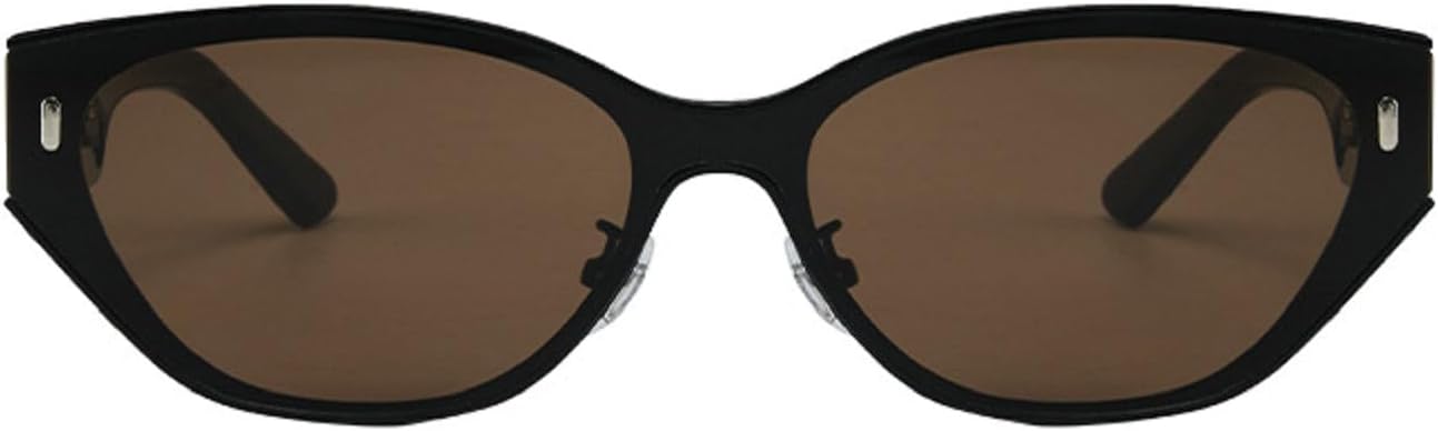 

Солнцезащитные очки Melrose Fashion Cat Eye для женщин, классический винтажный стиль, защита от УФ-излучения UV400, для путешествий на открытом воздухе, модель 7598, Black Tea