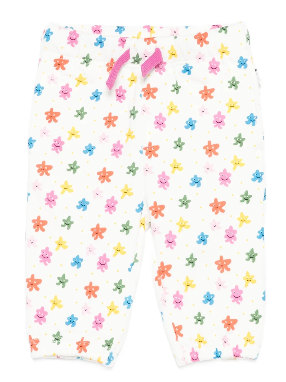 

Брюки с кулиской и принтом Stella McCartney Kids, белый