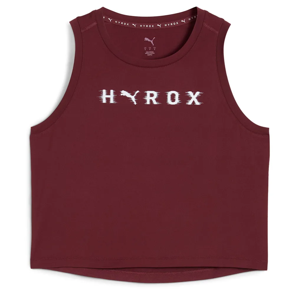 

Футболка без рукавов спортивная Puma X Hyrox Cloudspun Thermoadapt Crop, фиолетовый