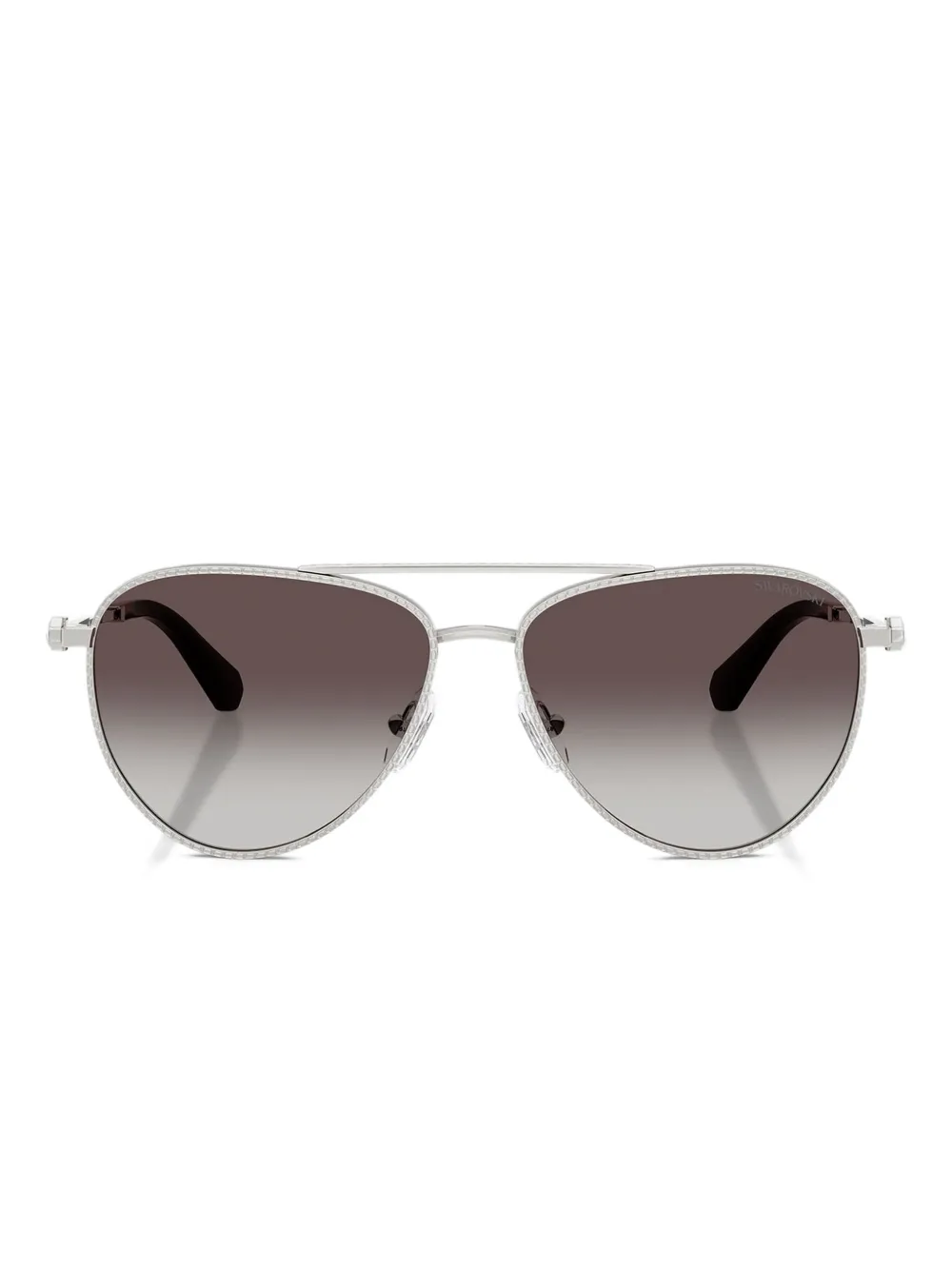

Солнцезащитные очки-пилоты Swarovski Eyewear, серый