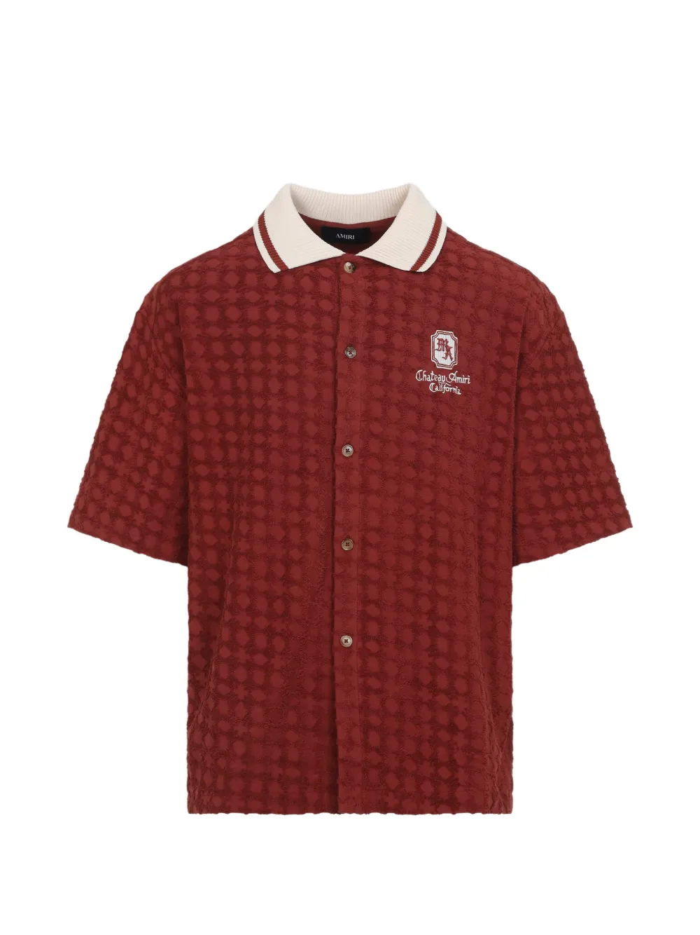 

Рубашка с вышивкой Amiri, красный