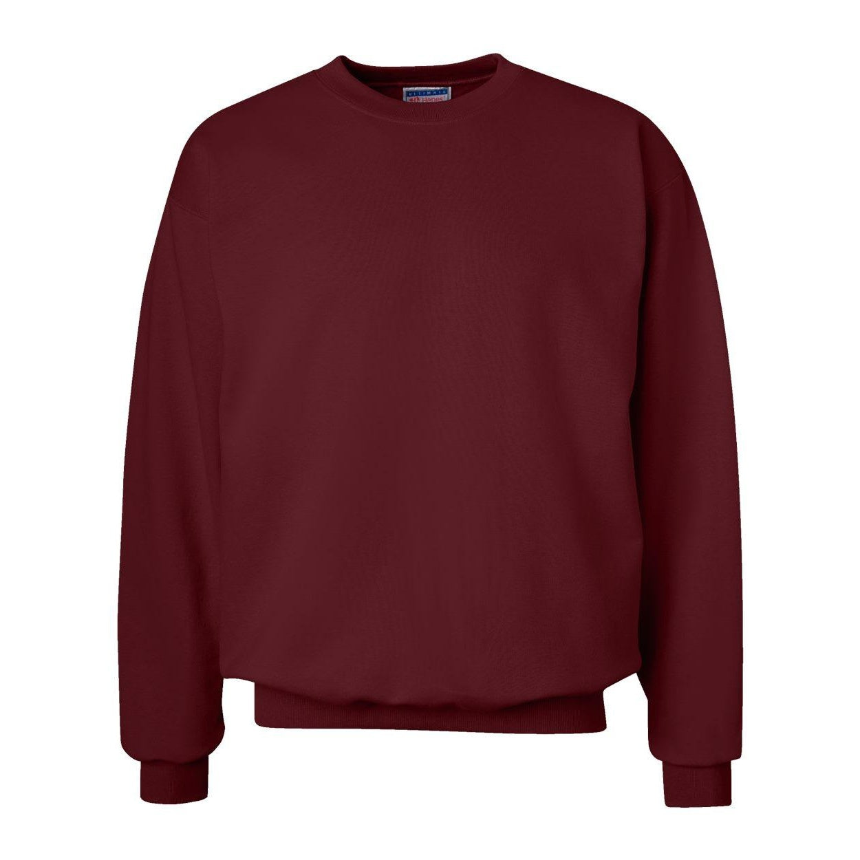 

Свитшот Hanes Ultimate Cotton с круглым вырезом, бордовый