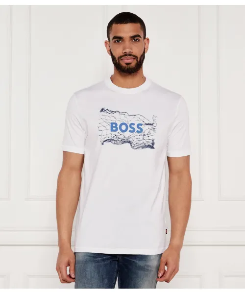 

Футболка te_logospace Regular fit Boss Orange, белый